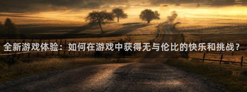  威廉希尔澳门对比：全新游戏体验：如何在游戏中获得无与伦比的快