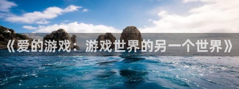  威廉希尔app：《爱的游戏：游戏世界的另一个世界》